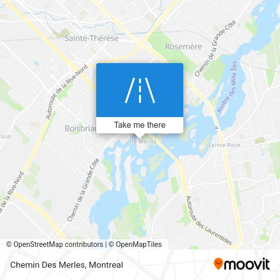 Chemin Des Merles map