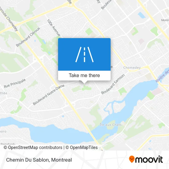 Chemin Du Sablon map
