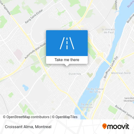 Croissant Alma map