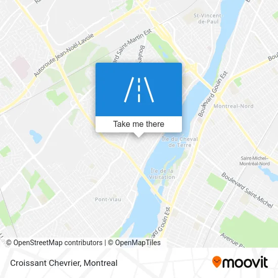 Croissant Chevrier map