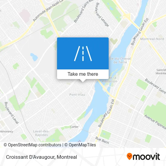 Croissant D'Avaugour map