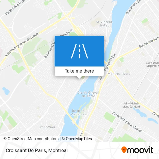 Croissant De Paris map
