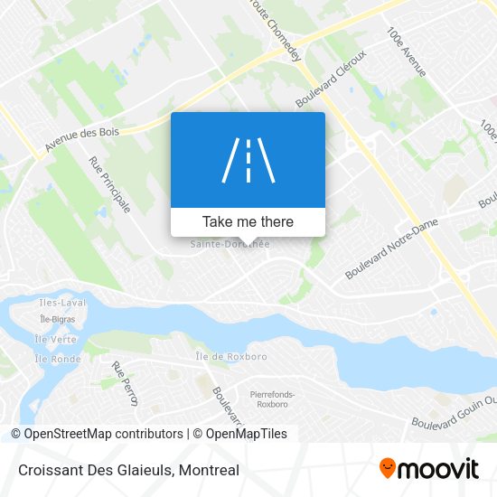 Croissant Des Glaieuls map