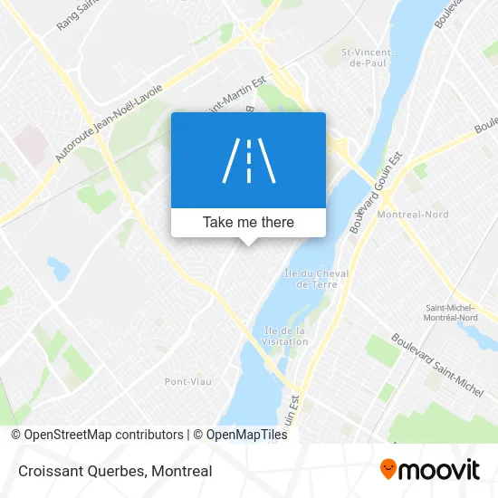 Croissant Querbes map
