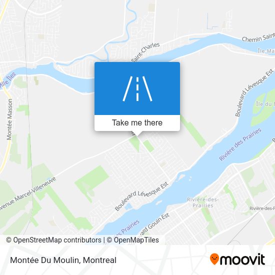 Montée Du Moulin map