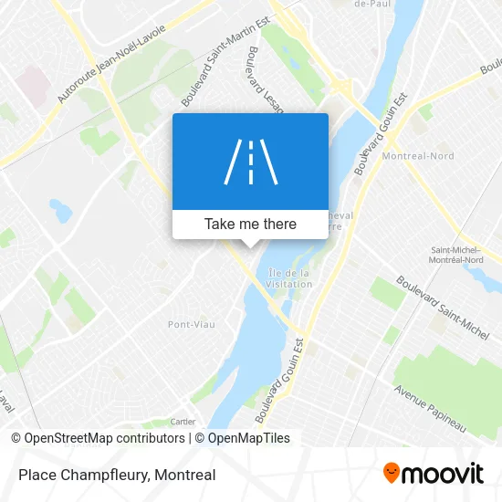 Place Champfleury map