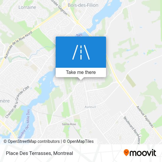 Place Des Terrasses map