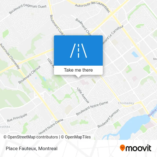 Place Fauteux map