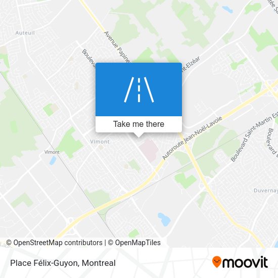 Place Félix-Guyon map