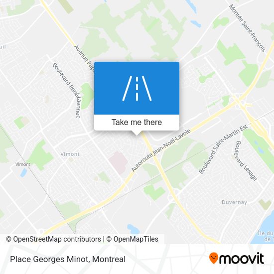 Place Georges Minot map