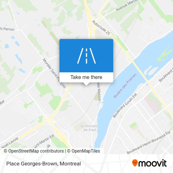 Place Georges-Brown map