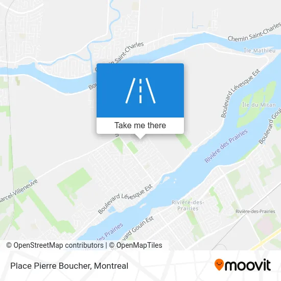 Place Pierre Boucher map