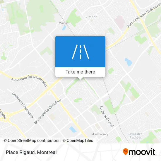 Place Rigaud map
