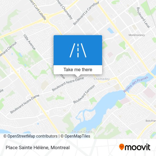 Place Sainte Hélène map