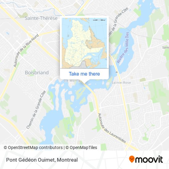 Pont Gédéon Ouimet map