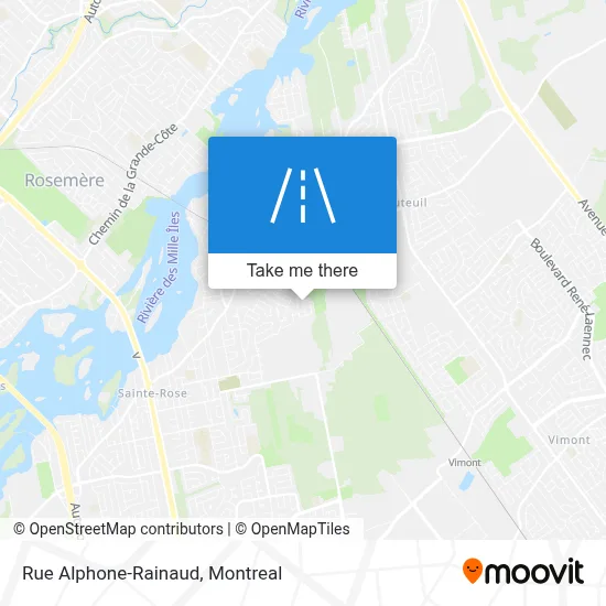 Rue Alphone-Rainaud map