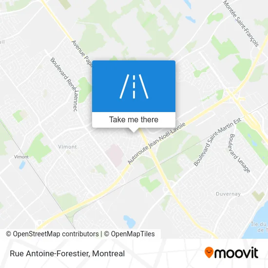 Rue Antoine-Forestier map