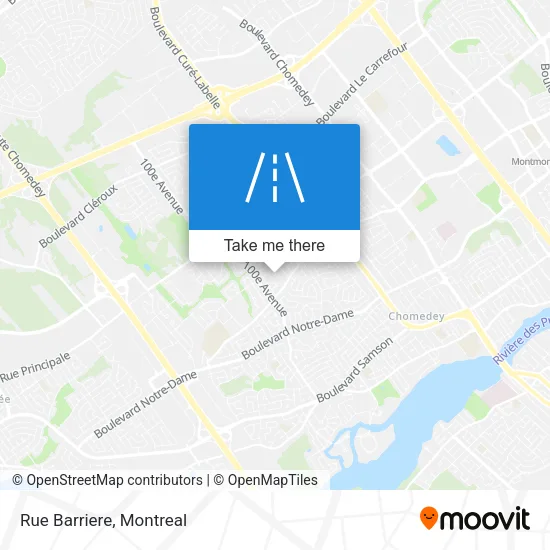 Rue Barriere map