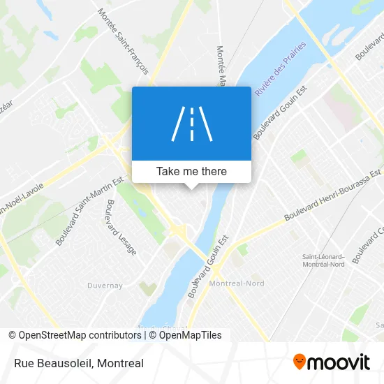 Rue Beausoleil map