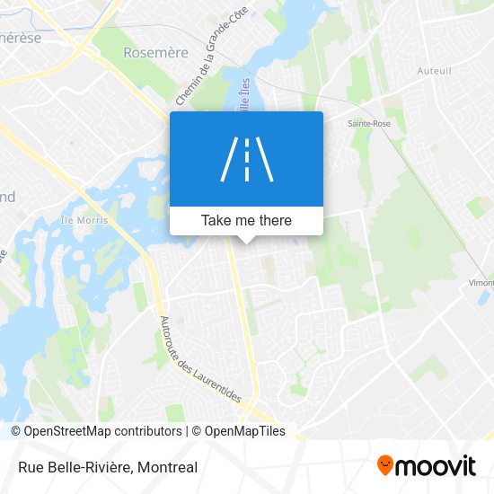 Rue Belle-Rivière map