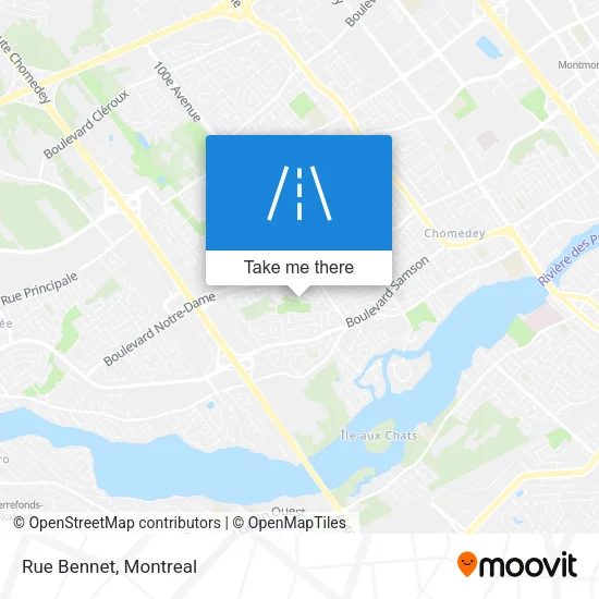 Rue Bennet map