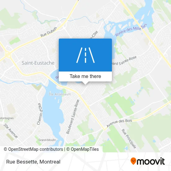 Rue Bessette map