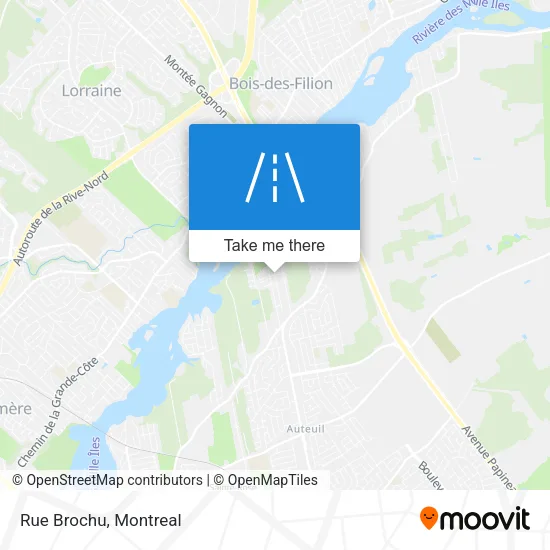 Rue Brochu map