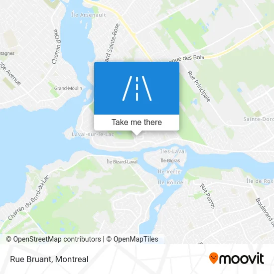 Rue Bruant map