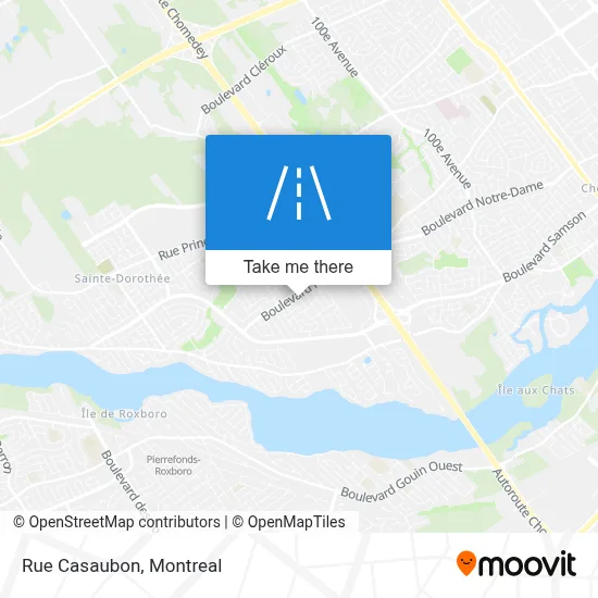 Rue Casaubon map