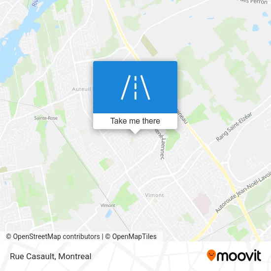 Rue Casault map