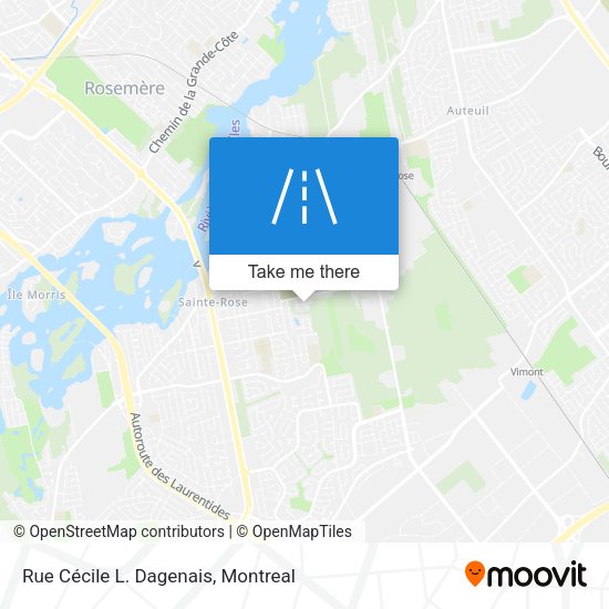 Rue Cécile L. Dagenais map