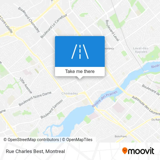 Rue Charles Best map