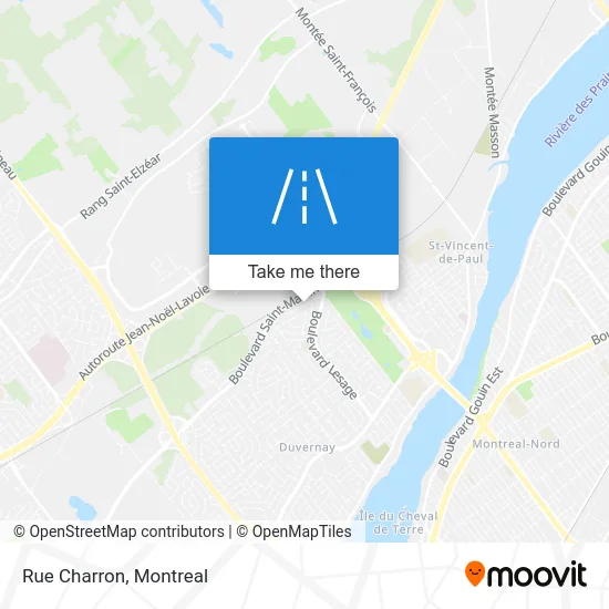 Rue Charron map