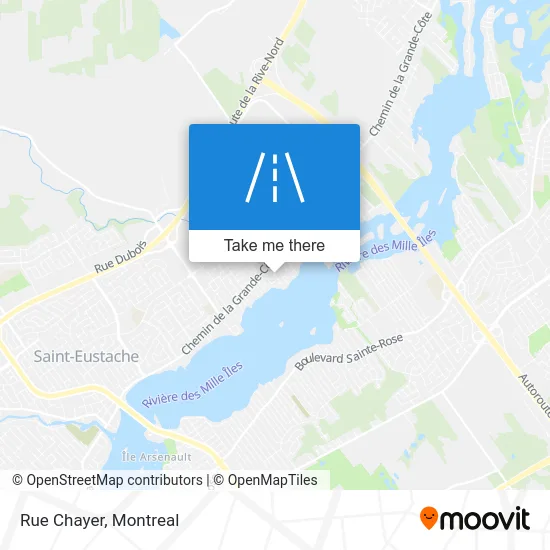 Rue Chayer map