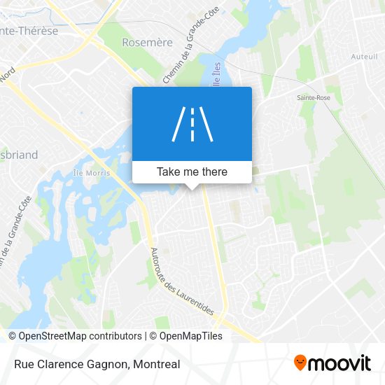 Rue Clarence Gagnon map