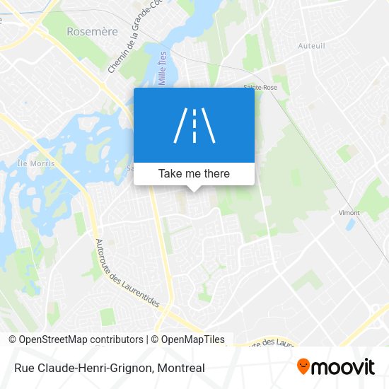 Rue Claude-Henri-Grignon map