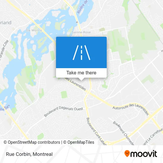 Rue Corbin map
