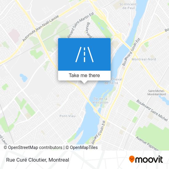 Rue Curé Cloutier map