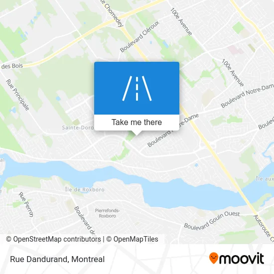 Rue Dandurand map