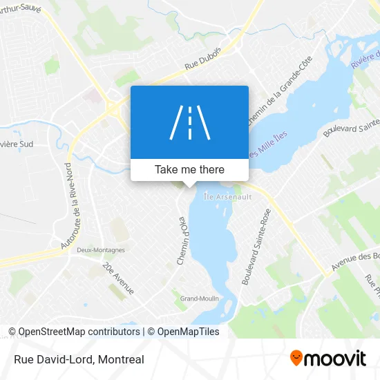 Rue David-Lord map