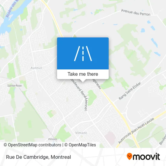 Rue De Cambridge map