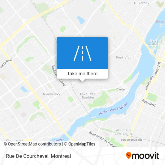 Rue De Courchevel map