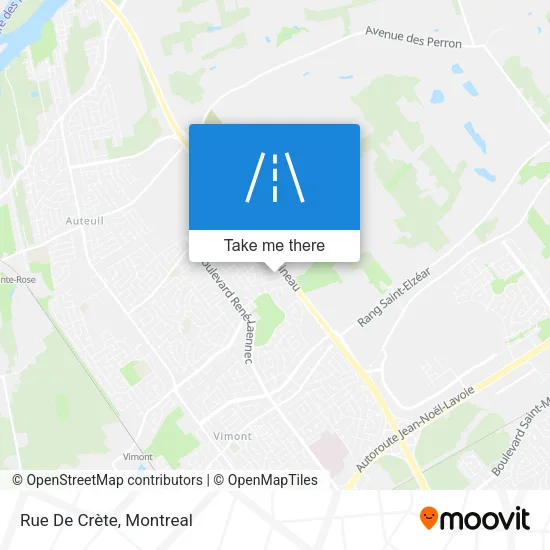 Rue De Crète map