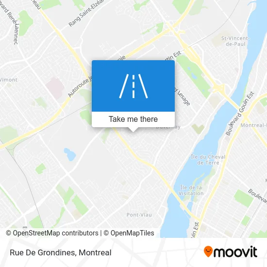 Rue De Grondines map