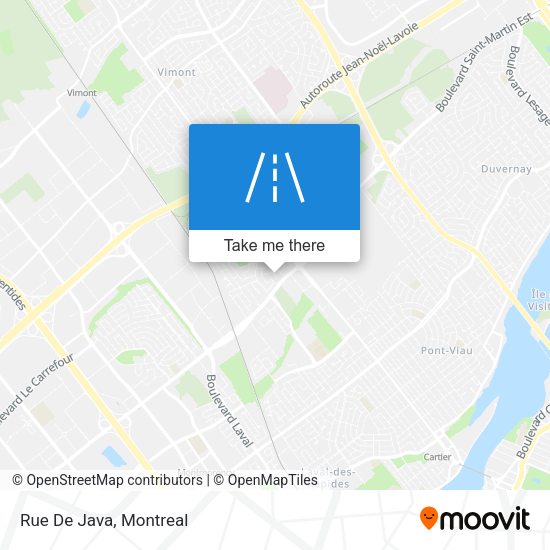 Rue De Java map