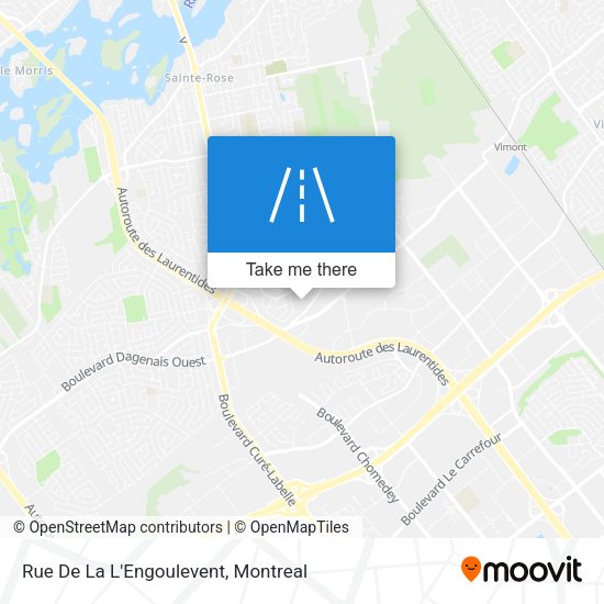 Rue De La L'Engoulevent map