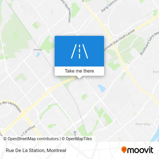 Rue De La Station map