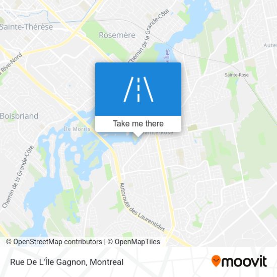 Rue De L'Île Gagnon map