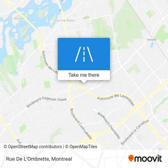 Rue De L'Ombrette map