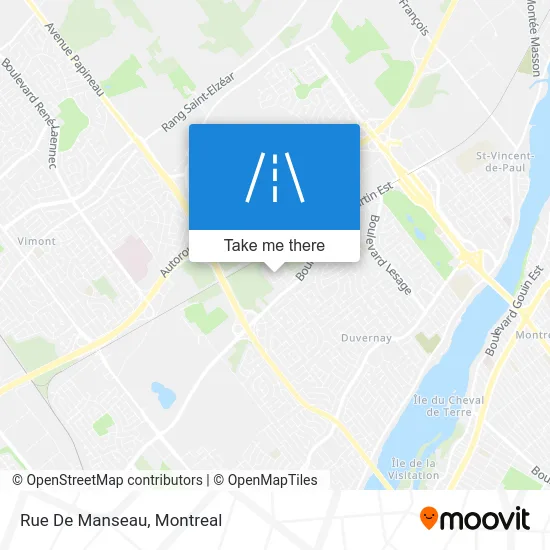 Rue De Manseau map